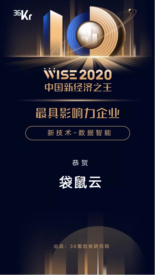 「2020年中国新经济之王最具影响力企业」最新发布，袋鼠云实力上榜