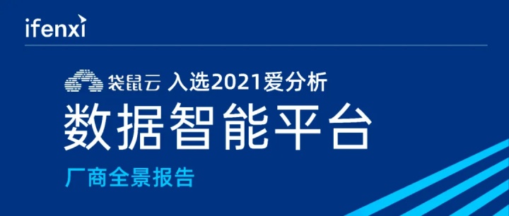 《2021爱分析·数据智能厂商全景报告》发布，袋鼠云入选数据智能代表厂商